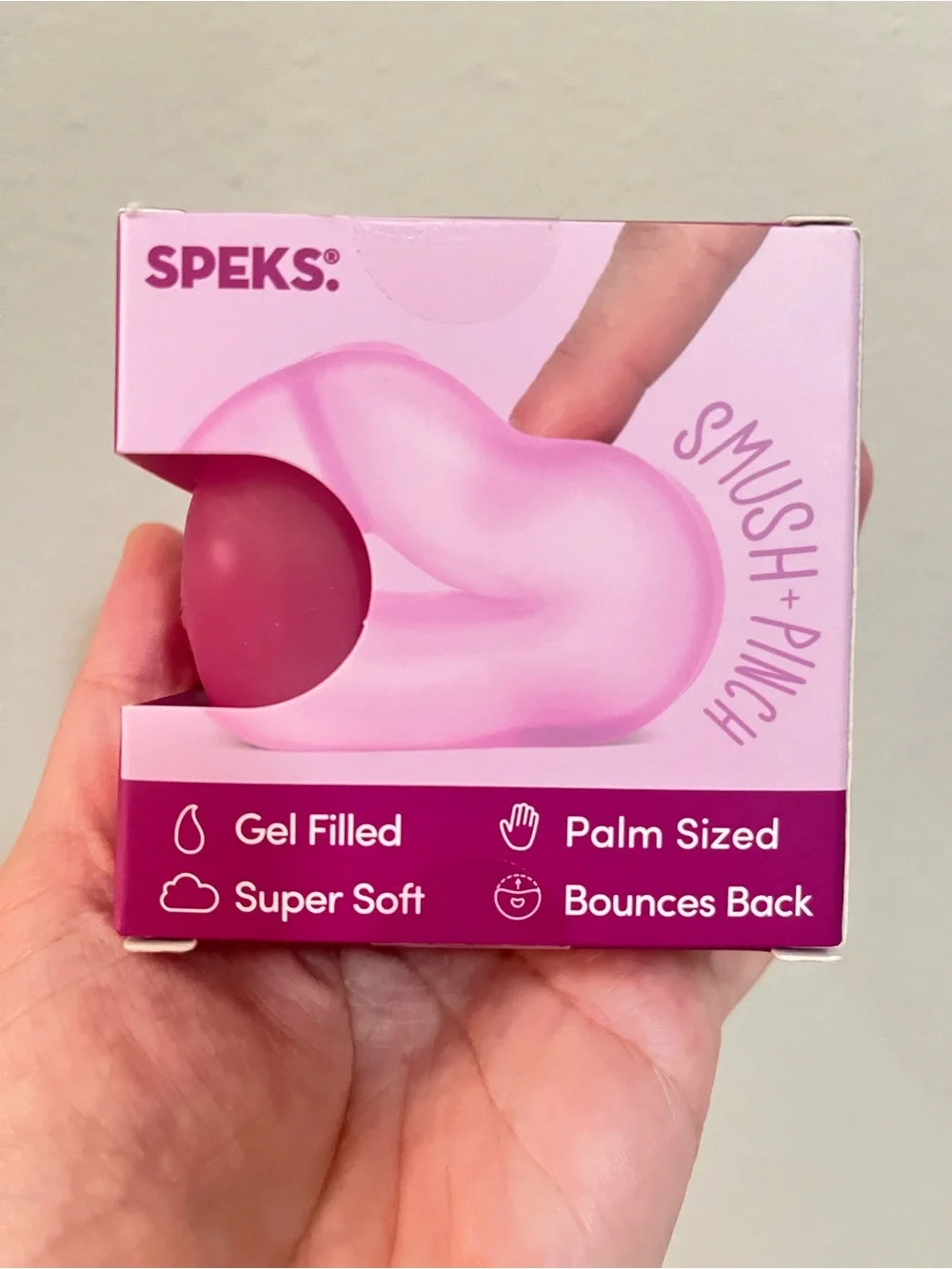 SPEKS Gump Memory Gel Stress Loop Fidget Toy🌸